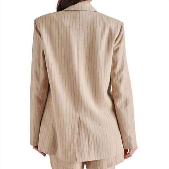 NEW STEVE MADDEN imaan blazer in wood thrush - Picture 3 of 3